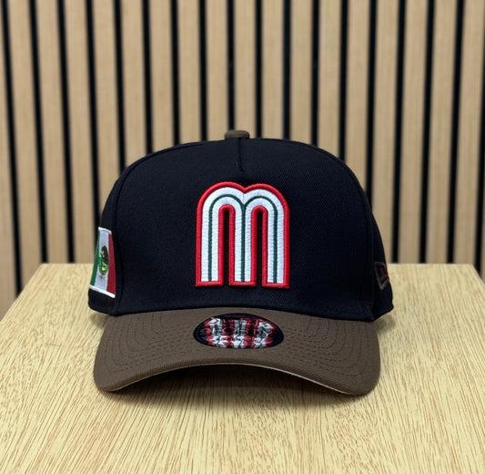 Gorra Mexico Mundial Beisbol 9forty Aframe Negro Caf🇲🇽