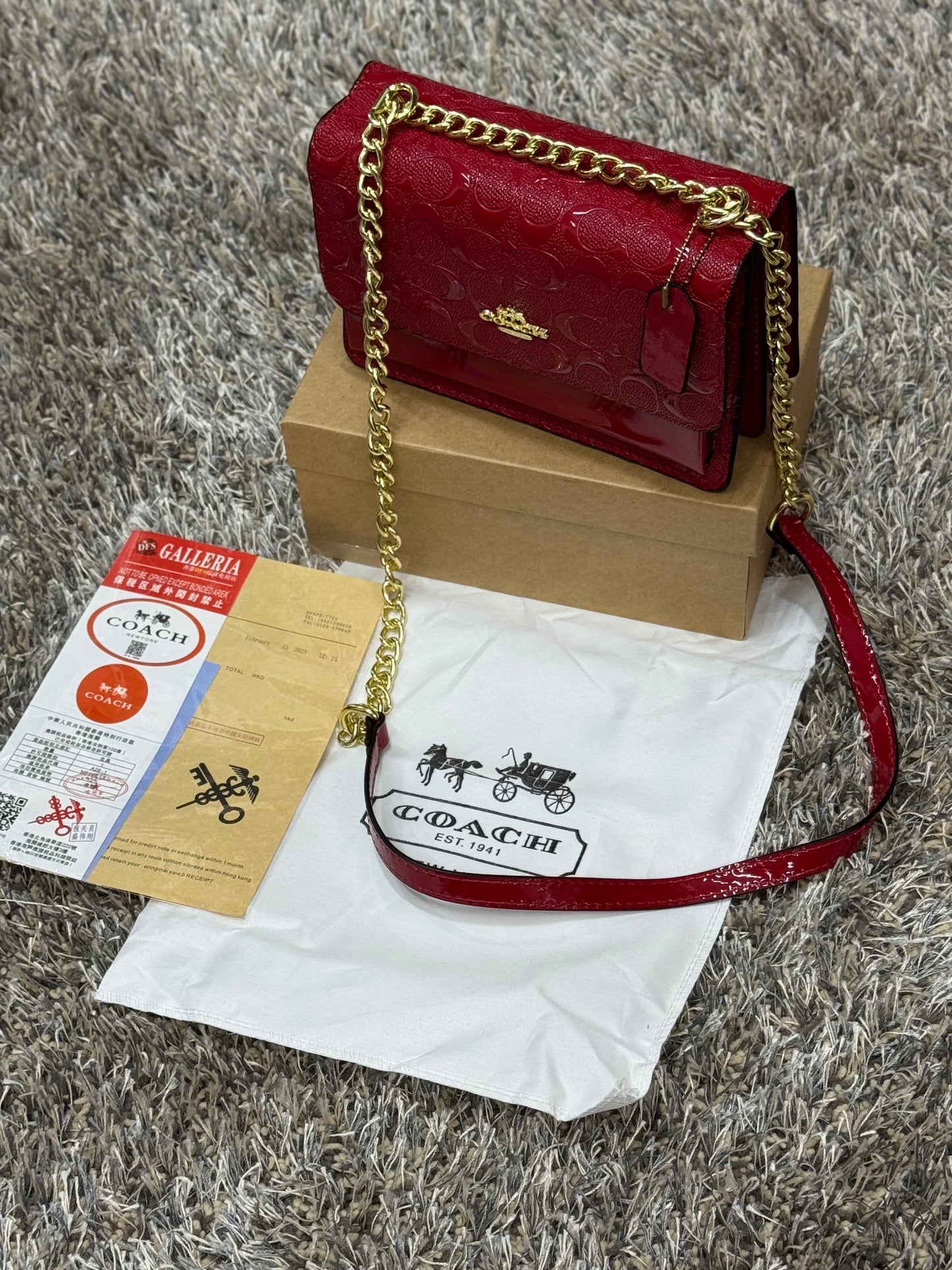 Bolsa coach roja ❤️✨