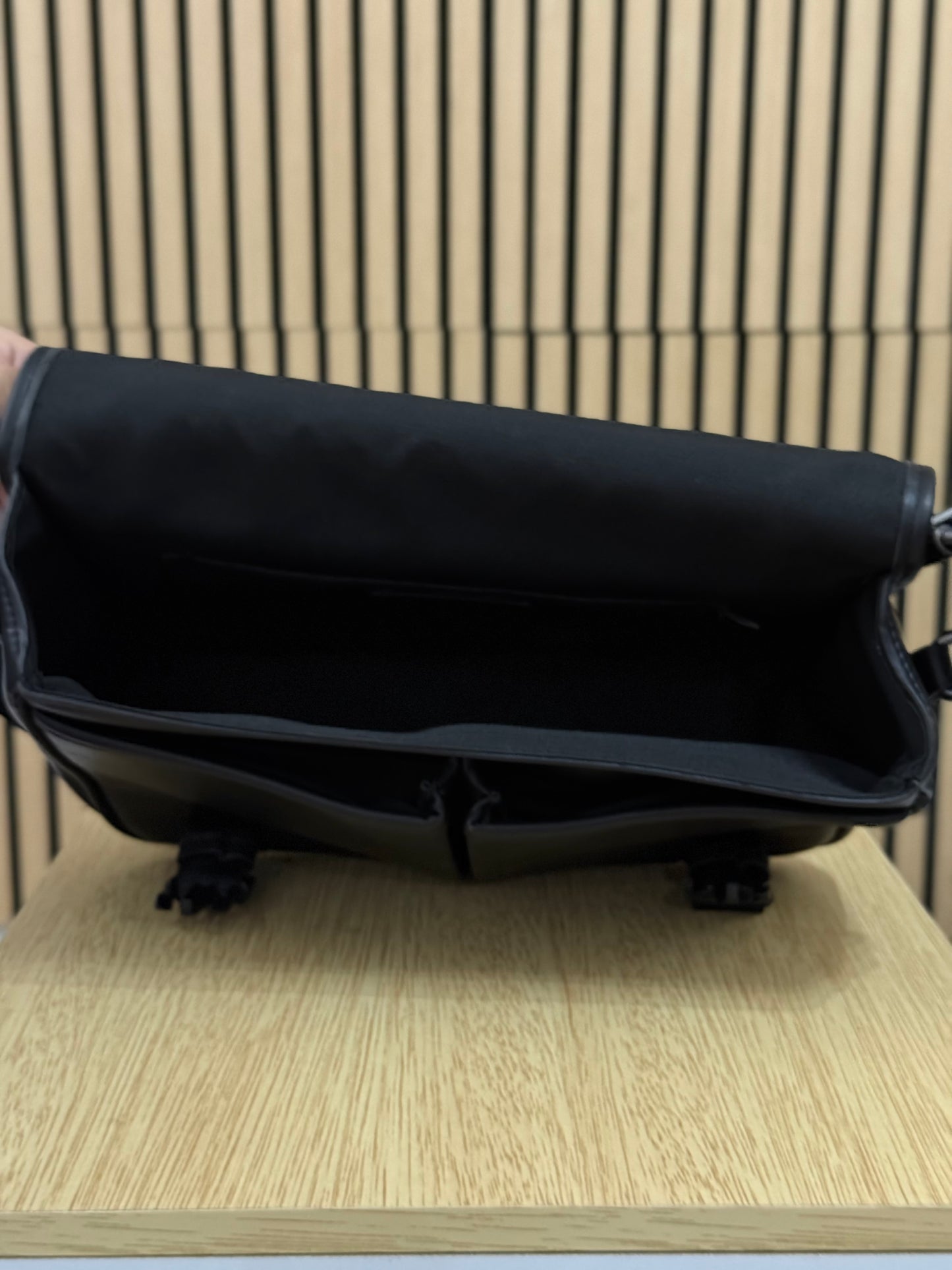 Coach Bolso Messenger League Black Male One Size😮‍💨