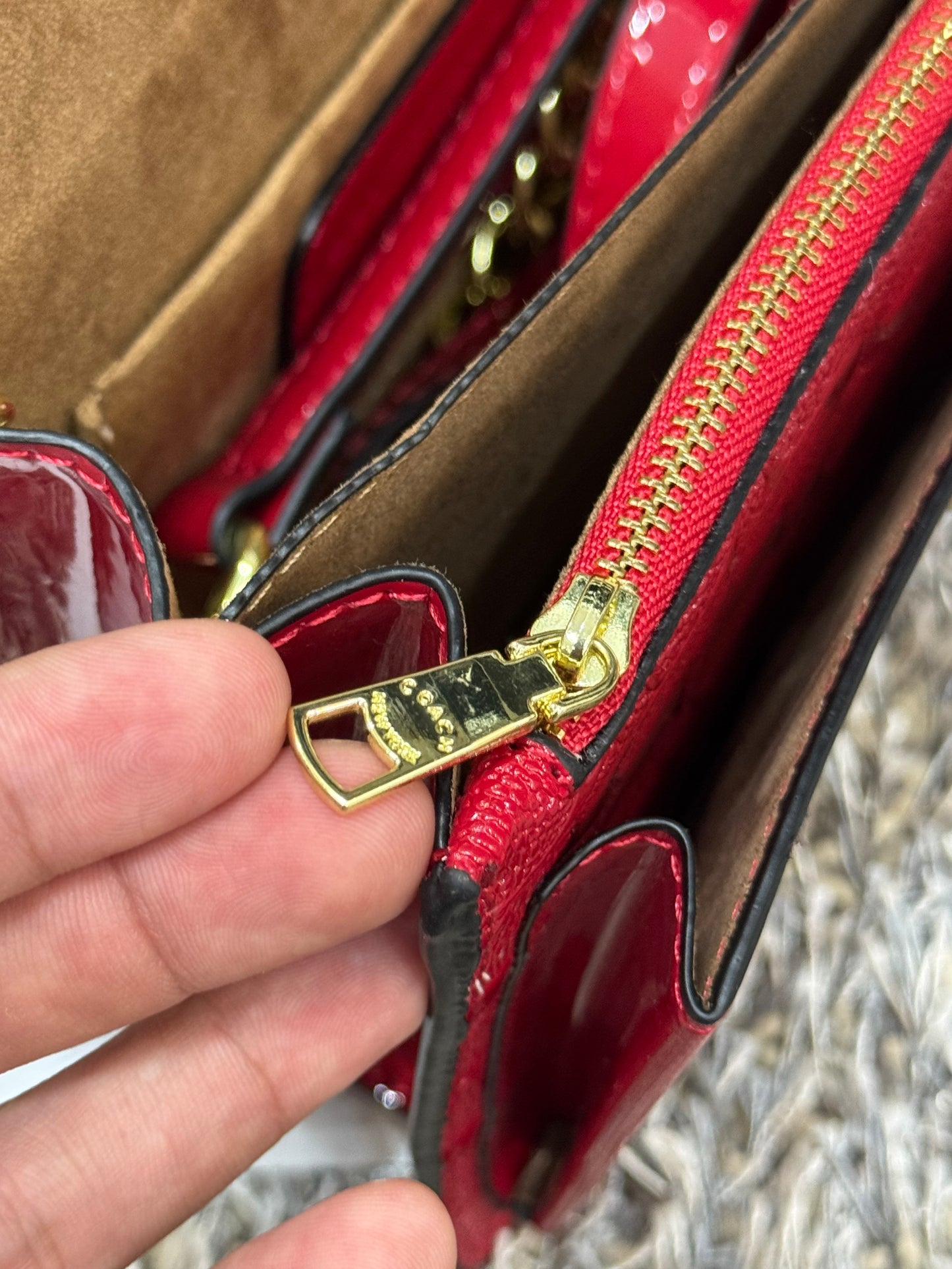 Bolsa coach roja ❤️✨